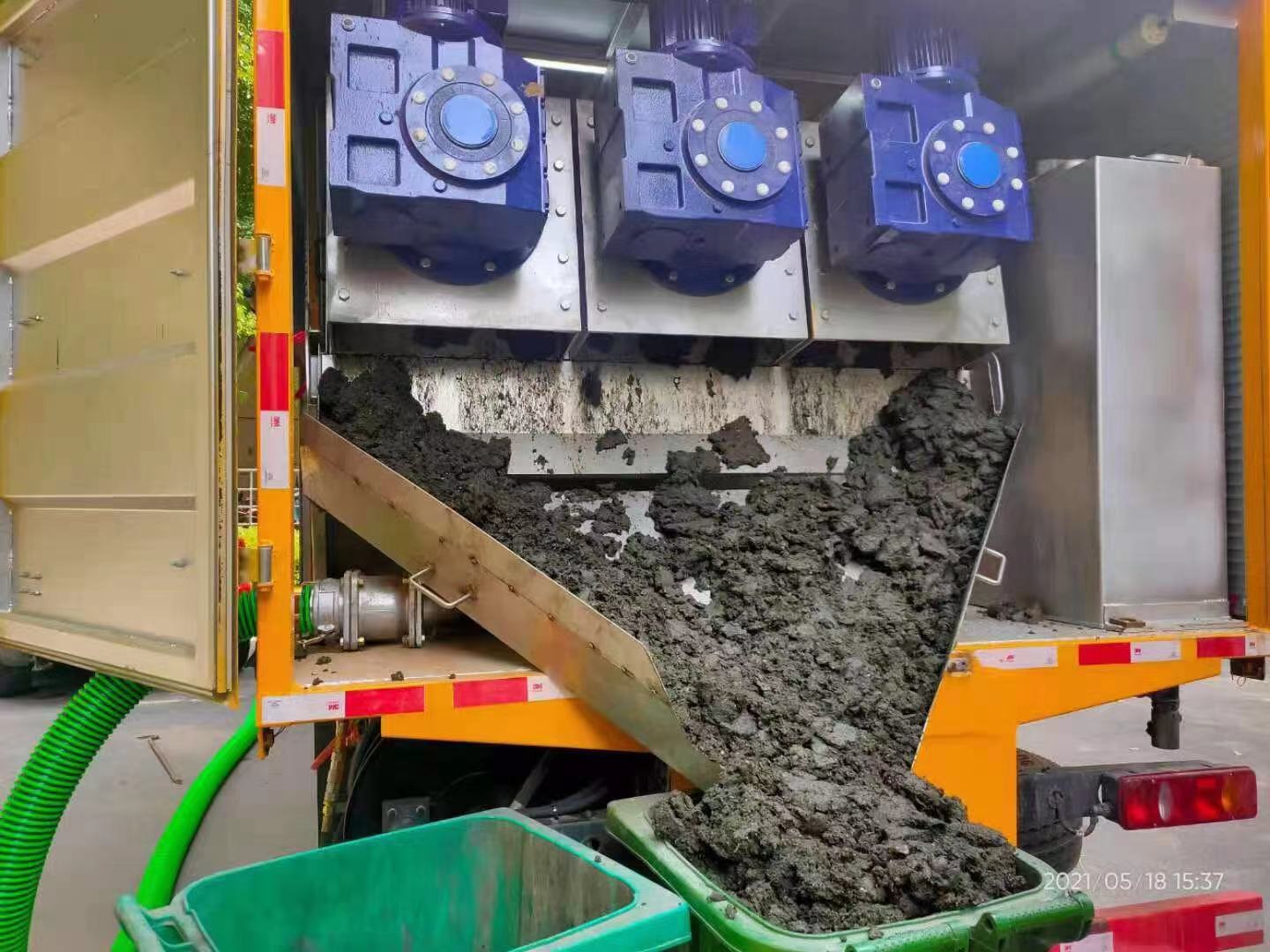 茶山化粪池清掏城市维护站-泥浆净化干湿分离处理